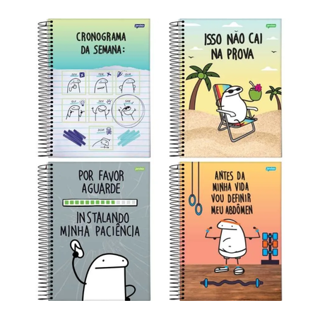 CADERNO UNIV CD JANDAIA 15MT 240F FLORK