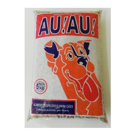 Arroz Parboilizado Para Cães Au! Au! Pacote 5KG