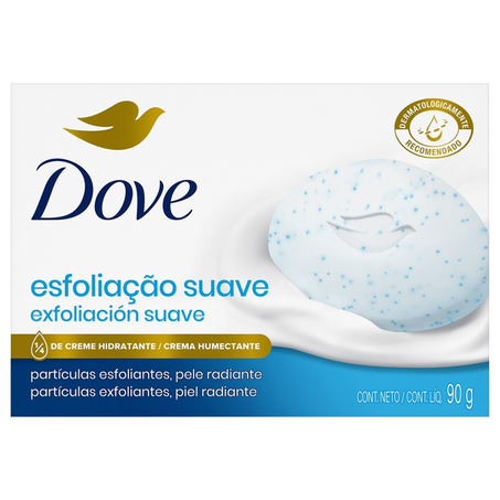 Sabonete barra dove 90g esfoliação diaria