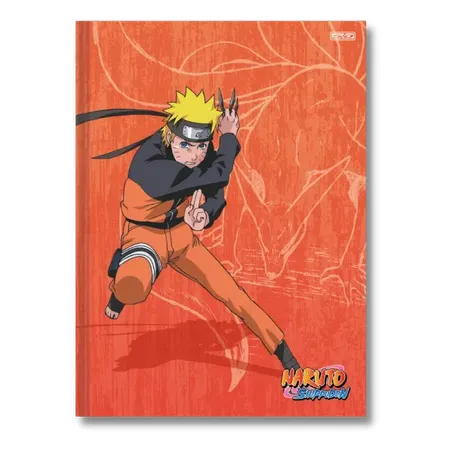 CADERNO BROCHURA 1/4 CD COST 80FLS NARUTO
