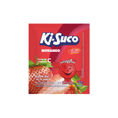 REFRESCO PO KISUCO 15G MORANGO
