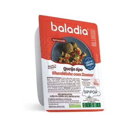 QUEIJO SHANKLISHE BALADIA 165G C/ZAATAR 