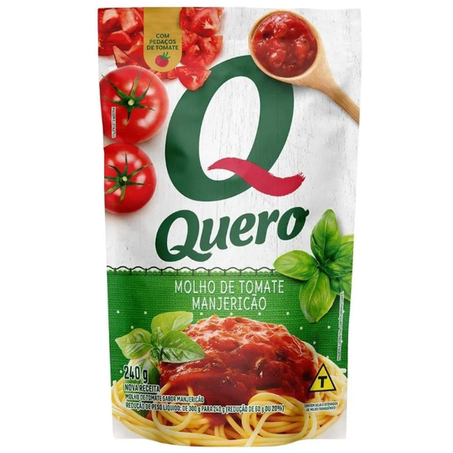 MOLHO QUERO SC 240G MANJERICAO