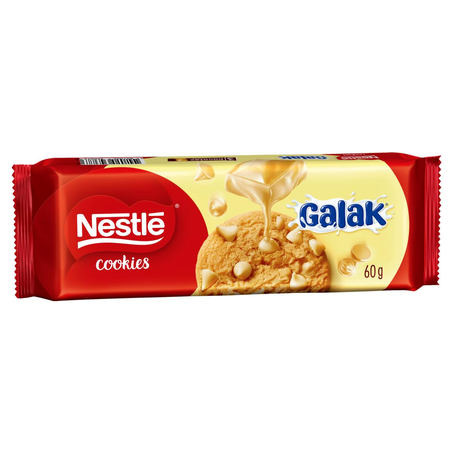 Cookie Nestlé 60g - Galak - Gotas - Branco