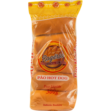 Pão rogerio cachorro quente 300g
