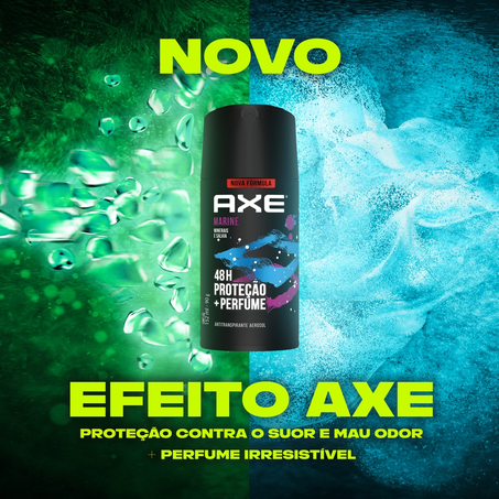 Antitranspirante Aerossol Axe Marine 152ml 360-3