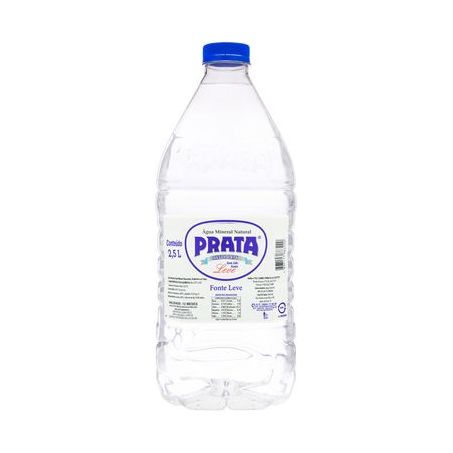 Agua mineral prata sem gas 2.5l