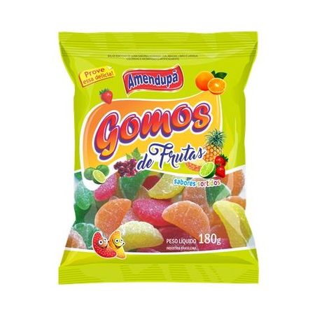 Goma amendupa gomos frutas 200g