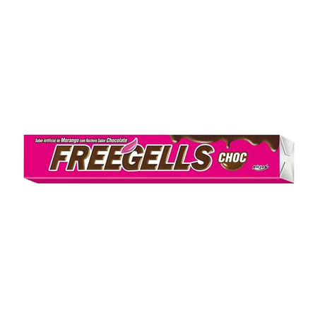 DROPS FREEGELLS MORANGO/CHOCOLATE 27,9G