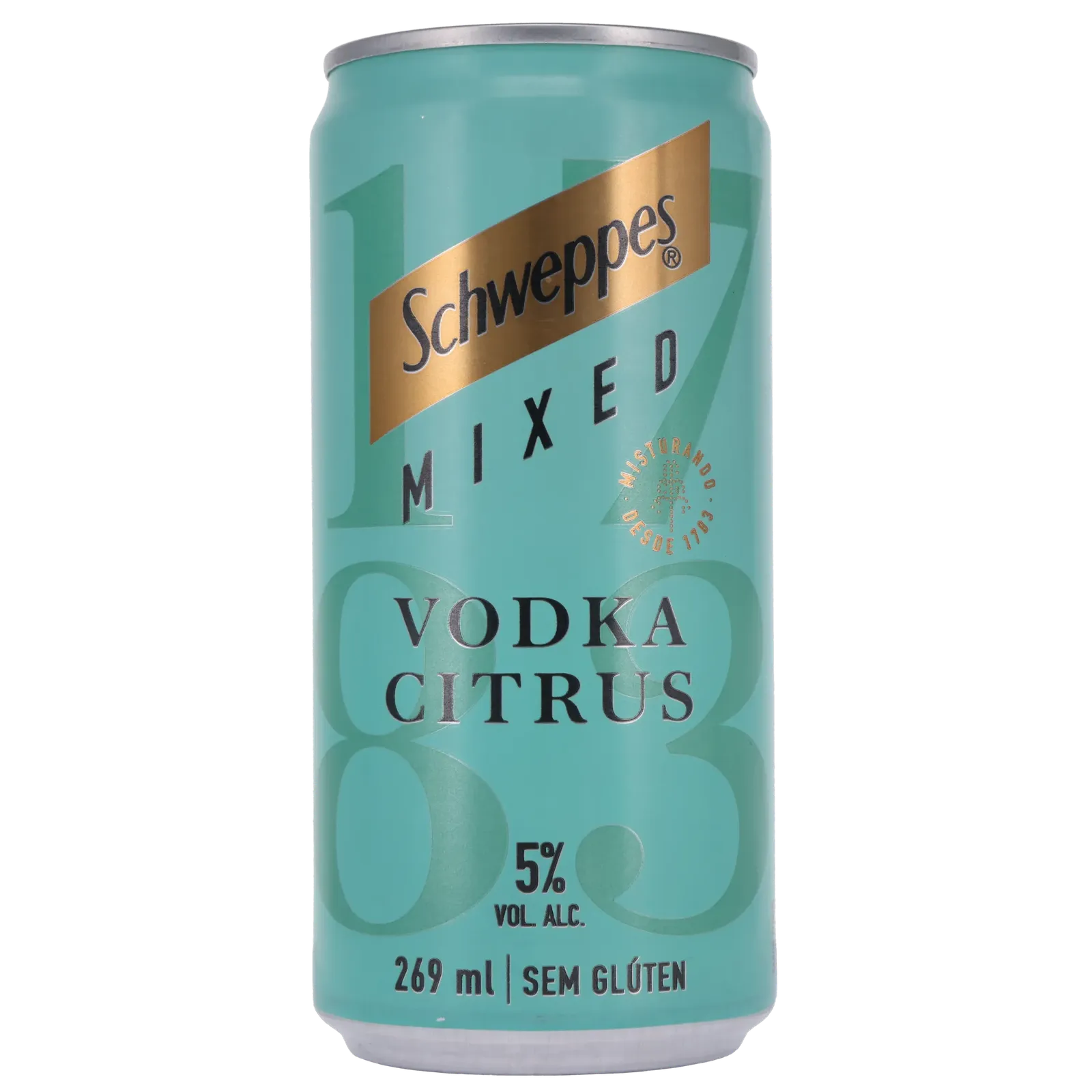 Bebida Schweppes Mixed Vodka Citrus Lata 269ml