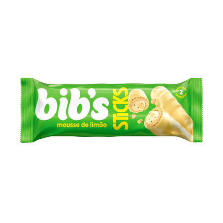 Chocolate Neugebauer Bibs Sticks Mousse Limão Pacote 32G