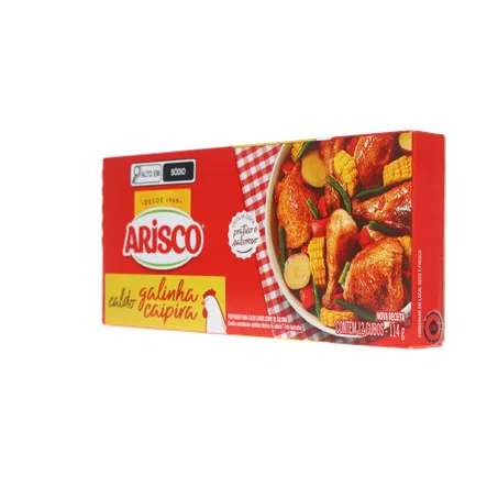 CALDO EM TABLETE ARISCO GALINHA CAIPIRA 114G 360-5