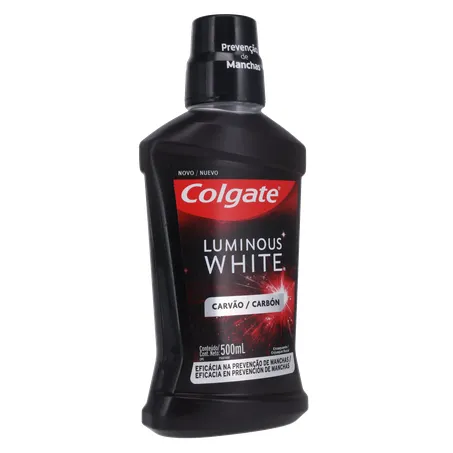 Enxaguante Bucal Colgate Luminous White Carvão 500Ml 360-33