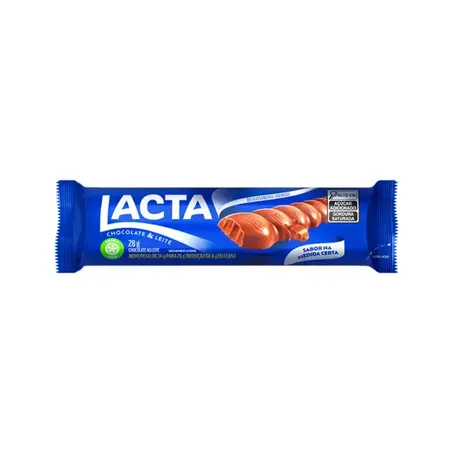 Chocolate Lacta ao Leite 28g