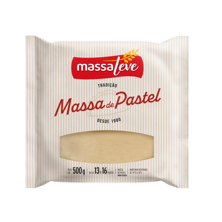 Massa para Pastel Massa Leve 500g - Discão