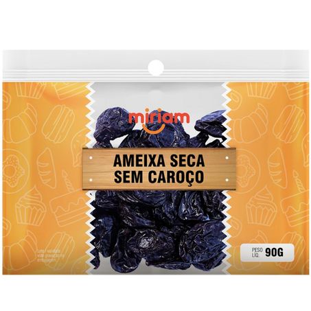 Ameixa preta miriam 90g sem caroço