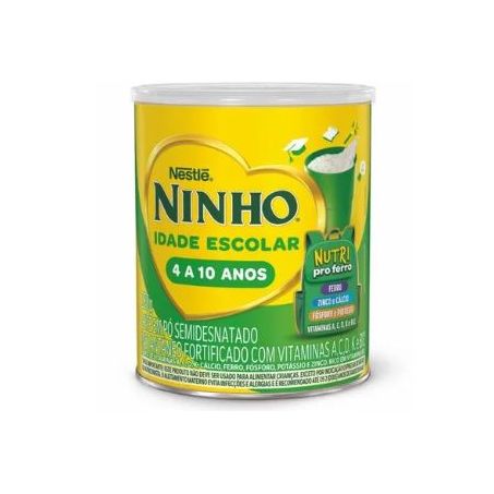 Leite em po ninho idade escolar 380g