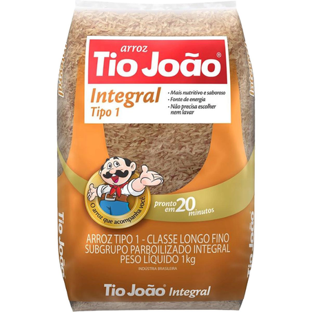 Arroz Integral Tio João 1kg