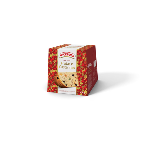 Panettone com Frutas Cristalizadas e Castanhas Wickbold 400G