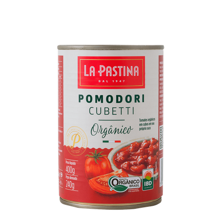 POMODORI CUBETTI LA PASTINA ORG 400G