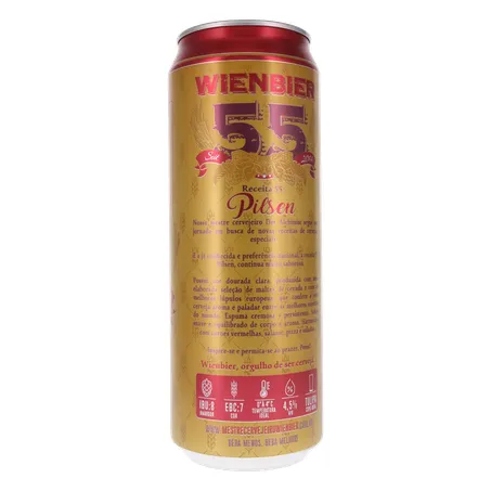 Cerveja Lata Wienbier 55 Pilsen 710ml 360-14