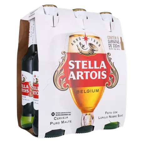 Stella Artois Cerveja Lager 330Ml Long Neck Unidade 360-15