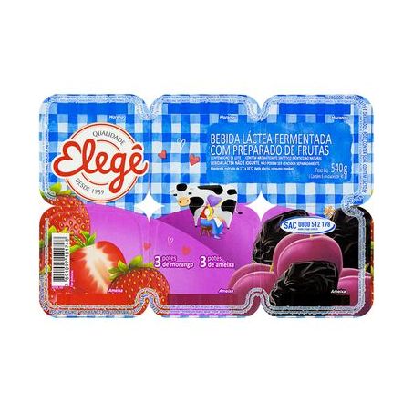 BEBIDA ELEGE BJ 510 G MORANGO/AMEIXA