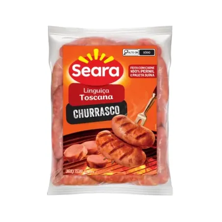 Linguica seara toscana churrasco 700g