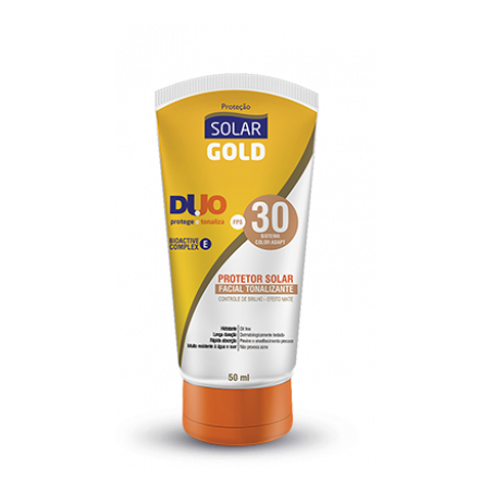 Protetor Solar Facial Gold 50ml Fps 30 Tonalizante
