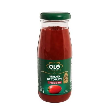 Molho de Tomate Tradicional Olé Masterchef Garrafa 420g