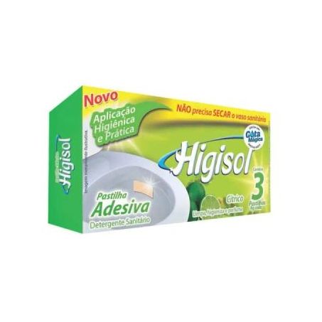 Pastilha adesiva citrico higisol 9g c/3