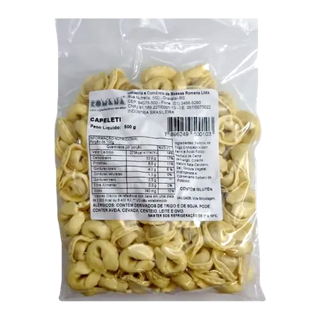 Capeletti romena carne pacote 500g