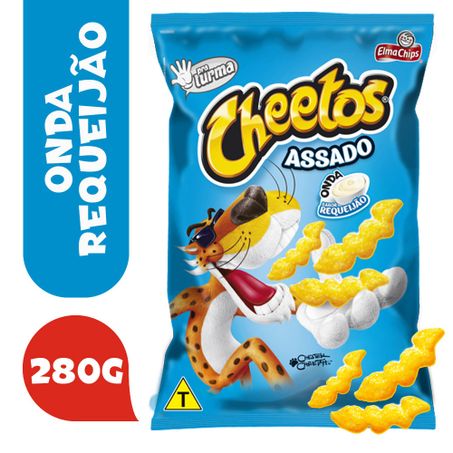 SALGADINHO DE MILHO ONDA REQUEIJÃO ELMA CHIPS CHEETOS PACOTE 150G
