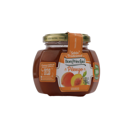 GELEIA TRADICIONAL DE PESSEGO 250G BOM PRINCIPIO 360-56