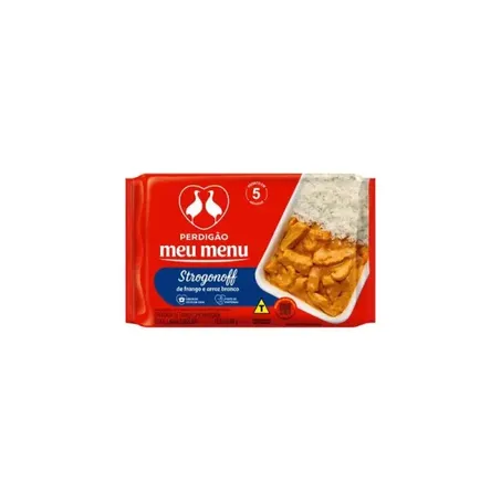 MEU MENU PERDIGAO ARROZ E STROGONOFF DE FRANGO 300G