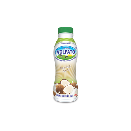 Iogurte Volpato 900g Garrafa Coco