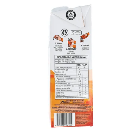 Leite longa vida aurora s.des.0lac 1lt 360-8