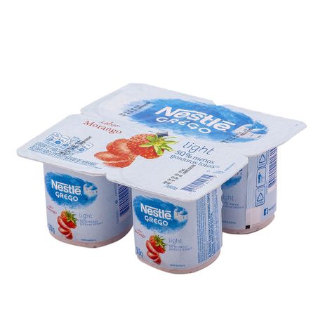 Iogurte grego nestle light morango 360g