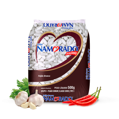 FEIJAO NAMORADO 500G BRANCO