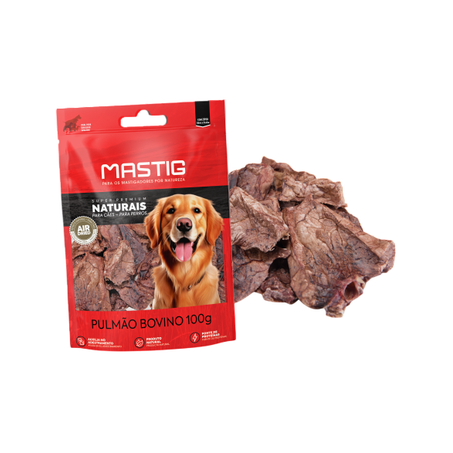 Pulmao bovino torresminho mastig 100g