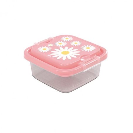 POTE PLASUTIL CLIC E TRAVE 640ML  QUADRADO