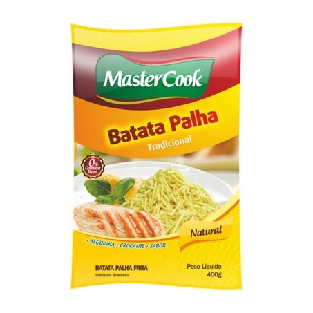 Batata palha tradicional master cook 355g