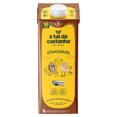 Bebida Vegetal A Tal da Castanha 1 Litro - Choconuts - TP
