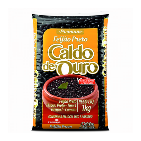 Feijao caldo de ouro carioca 500g.