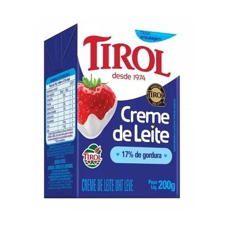 TIROL CREME DE LEITE UHT 200G