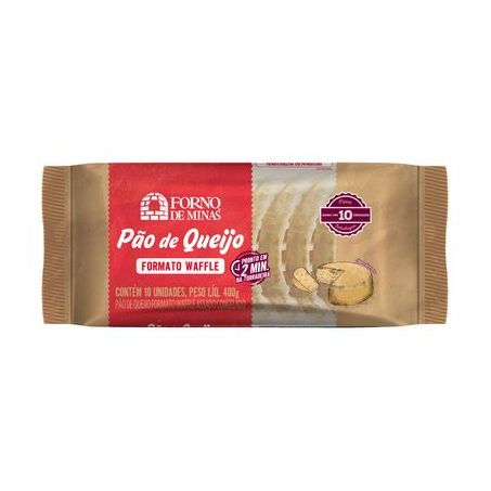 Waffle forno de minas pão de queijo 400g