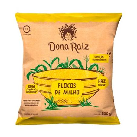 Flocos de milho dona raiz 500g