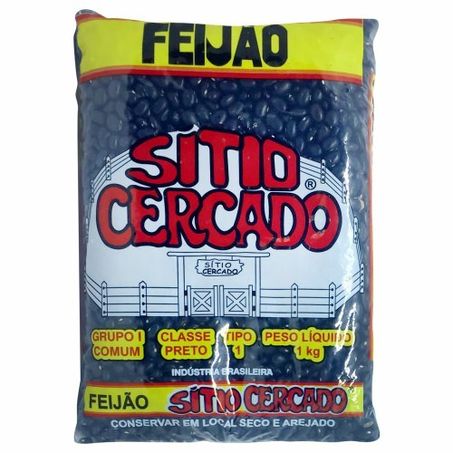 Feijao Preto Sitio Cercado 1kg Tipo 1