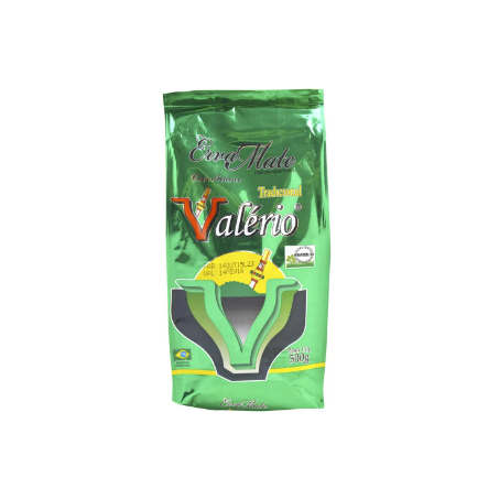 Erva mate valerio laminada suave grossa 500g*