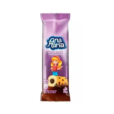 Mini bolo ana maria gotas chocolate 35g